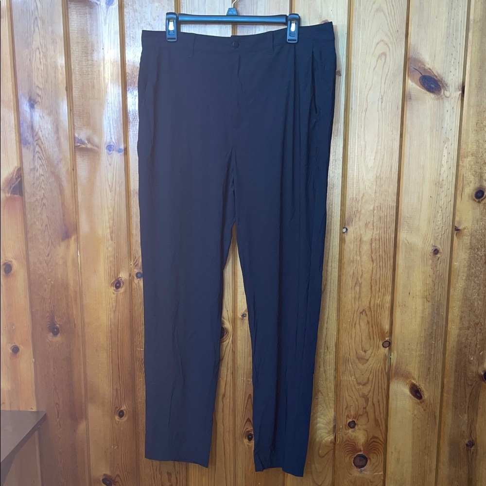 Women’s black bison ridge pants stretchy golf pants lounge pants comfy work pant - Picture 2 of 9